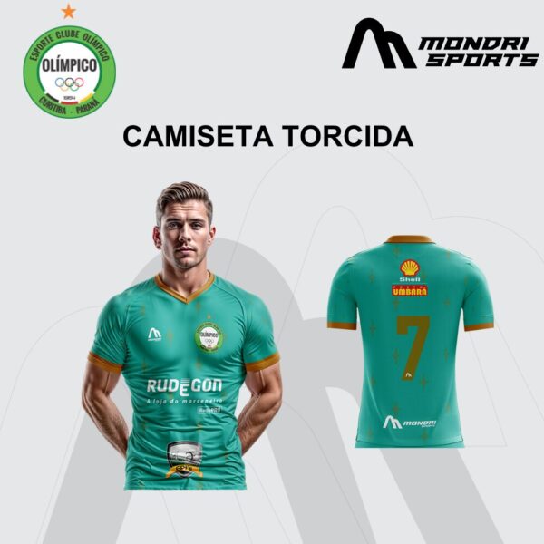 Camiseta Torcida Verde Água - Olímpico