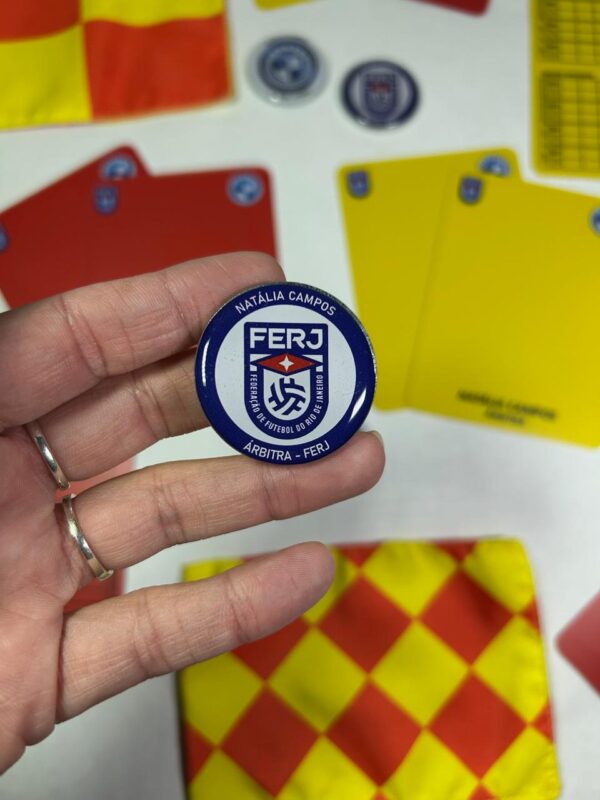 Moeda Juiz Árbitro Futebol Toss Cara ou Coroa Personalizada - 10un - Imagem 3